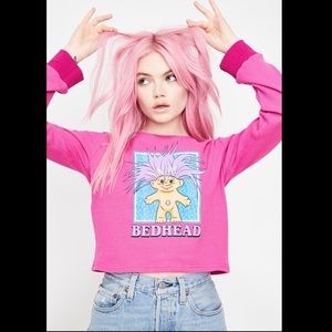 NWOT Trolls x Dolls Kill Long Sleeve Thermal Top